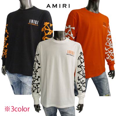 アミリ AMIRI メンズ トップス Tシャツ 長袖 ロンT ロゴ 3color