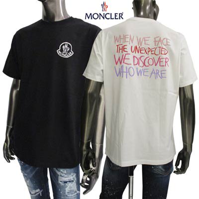 󥯥졼(MONCLER)  ȥåץ T Ⱦµ  2color ʬХå󥲡T ۥ磻/֥å 8C00010 829FB 001 999<img class='new_mark_img2' src='https://img.shop-pro.jp/img/new/icons2.gif' style='border:none;display:inline;margin:0px;padding:0px;width:auto;' />