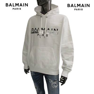 バルマン BALMAIN メンズ トップス パーカー フーディ 2color ロゴ