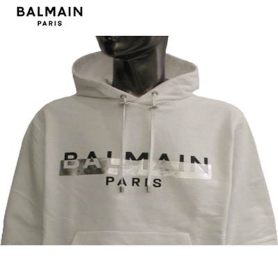 バルマン BALMAIN メンズ トップス パーカー フーディ 2color ロゴ
