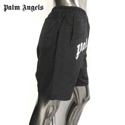 パームエンジェルス PALM ANGELS メンズ ボトムス パンツ 水着スイムウエア フロントPALM ANGELSカーブロゴスイムパンツ