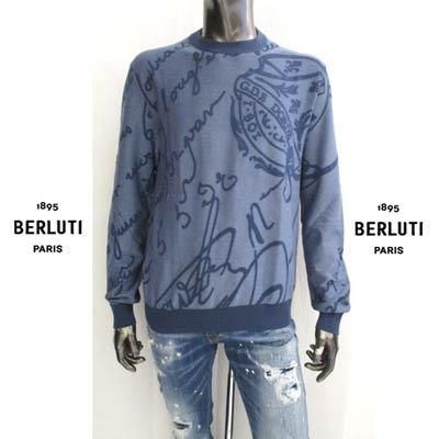 ベルルッティ BERLUTI メンズ トップス ロンT 長袖 ロゴ 総柄