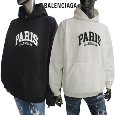 バレンシアガ BALENCIAGA メンズ トップス パーカー フーディー ロゴ