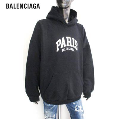 バレンシアガ BALENCIAGA メンズ トップス パーカー フーディー ロゴ