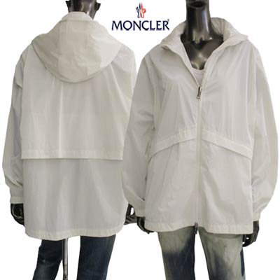 モンクレール MONCLER レディース アウター ジャケット LOUVOISロゴ ロゴワッペンジップ刻印裏地メッシュ入りナイロンジャケット