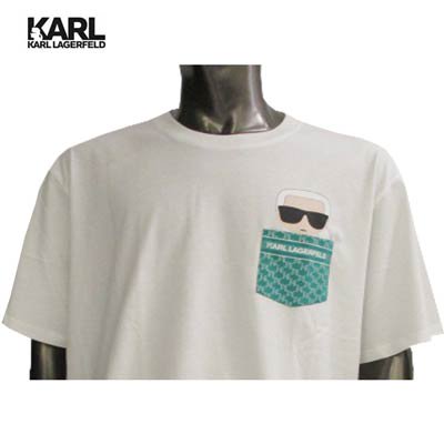 カールラガーフェルド KARL LAGERFELD メンズ Tシャツ 半袖 ユニ