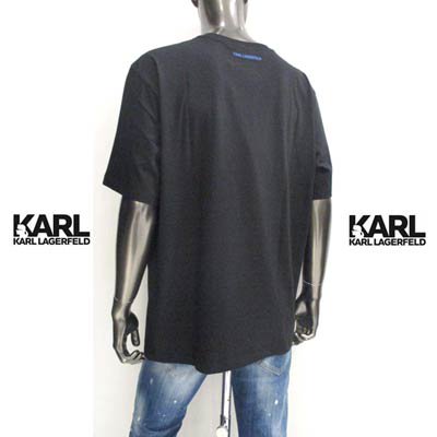 カールラガーフェルド KARL LAGERFELD メンズ Tシャツ 半袖 ユニ