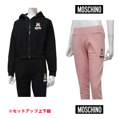 モスキーノ MOSCHINO レディース セットアップ 上下組 パーカー パンツ