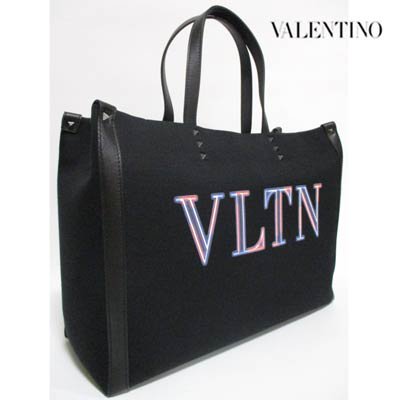 ヴァレンティノ VALENTINO メンズ 鞄 バッグ トートバッグ ユニセックス可 ネオンVALENTINO GAロゴ・トートバッグ
