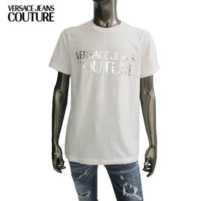 ヴェルサーチジーンズクチュール VERSACE JEANS COUTURE メンズ トップス Tシャツ 半袖 2color ロゴTシャツ