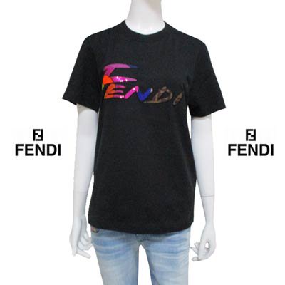 フェンディ FENDI レディース トップス Tシャツ カットソー 半袖 ロゴ