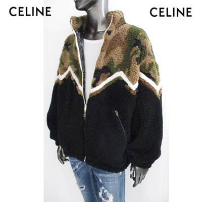 セリーヌ CELINE メンズ アウター ジャケット ロゴカモフラージュ柄