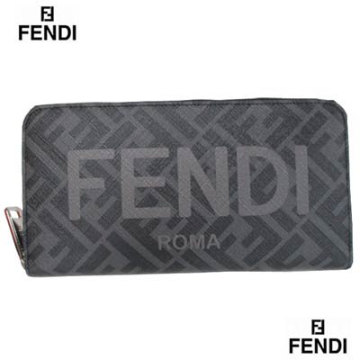 フェンディ FENDI メンズ 財布 ウォレット 長財布 ロゴ ユニセックス可 ...