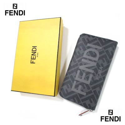 フェンディ FENDI メンズ 財布 ウォレット 長財布 ロゴ ユニセックス可