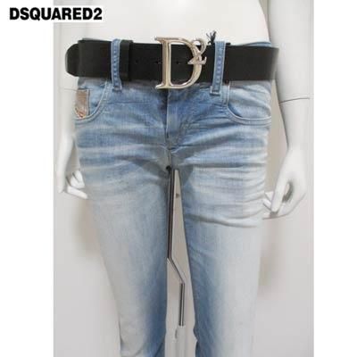 ディースクエアード DSQUARED2 メンズ ベルト 小物 ロゴ D2ロゴメタル