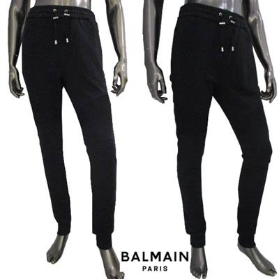 【BALMAIN】 バルマン スウェットパンツ デニム  ブルー O1291ホーマーのレディース