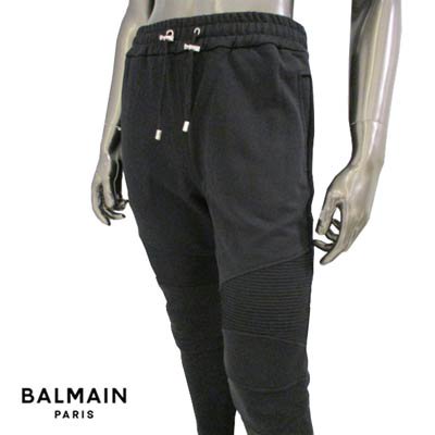 バルマン BALMAIN メンズ ボトムス パンツ スウェットパンツ ロゴ BALMAINロゴ・留め具部分Bロゴ刻印入りスウェットパンツ