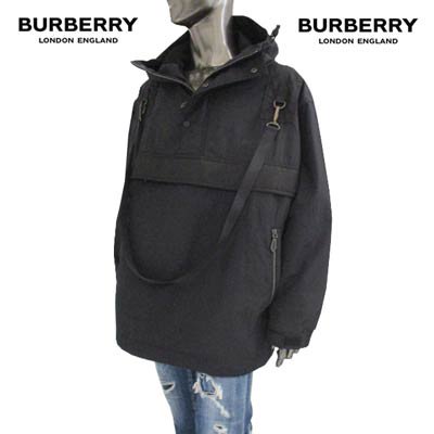 バーバリーBURBERRYメンズ アウター ジャケット ユニセックス可・ ロゴ ・BURBERRYロゴ・フーデッドマウンテンパーカー