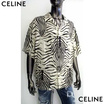 セリーヌ CELINE メンズ トップス シャツ カジュアル 半袖 ロゴ
