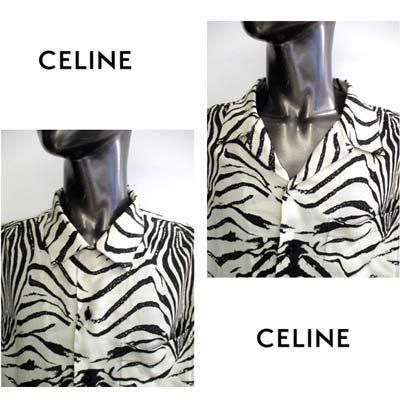 トップス CELINE Ssize セリーヌ CELINE メンズ トップス シャツ カジュアル 半袖 ロゴ