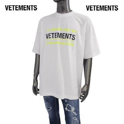 VETEMENTS ユニセックス Tシャツ 黒 VETEMENTS】XES T-SHIRT | AYIN