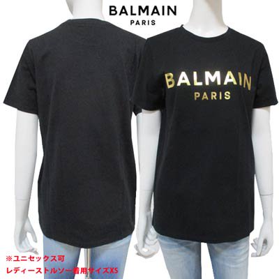 バルマン BALMAIN レディース トップス Tシャツ 半袖 ロゴメンズ着用可