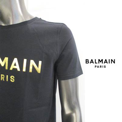 バルマン BALMAIN レディース トップス Tシャツ 半袖 ロゴメンズ着用可