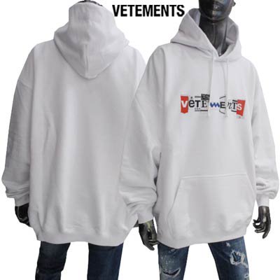 ȥ VETEMENTS  ȥåץ ѡ աǥ  Ʊǥǹ⤢ եڤȴǥVETEMENTSUA53HD240W 1605 WHITE<img class='new_mark_img2' src='https://img.shop-pro.jp/img/new/icons2.gif' style='border:none;display:inline;margin:0px;padding:0px;width:auto;' />