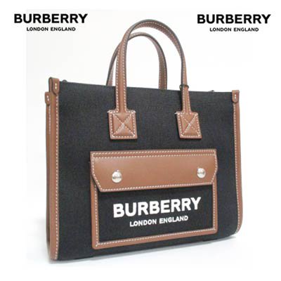 バーバリー BURBERRY レディース 鞄 トートバッグ ロゴ BURBERRYロゴ・ショルダーストラップ付き2wayミニトートバッグ