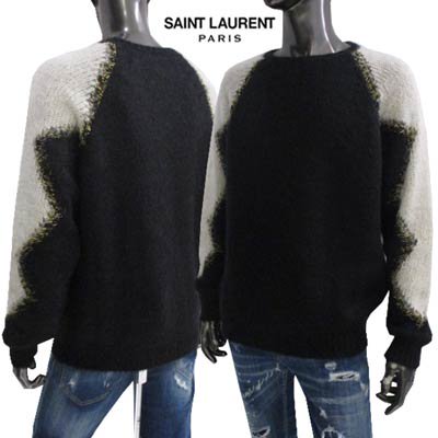 ѥ SAINT LAURENT PARIS  ȥåץ ˥å   إ/뺮ʬڤ֤ǥ󥯥롼ͥå˥å705338 Y75PP 1982<img class='new_mark_img2' src='https://img.shop-pro.jp/img/new/icons2.gif' style='border:none;display:inline;margin:0px;padding:0px;width:auto;' />