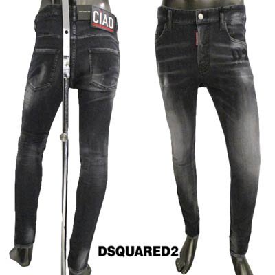 ディースクエアード DSQUARED2 メンズ ボトムス ジーンズ デニム パンツSUPER TWINKY JEAN ロゴダメージ加工デニム