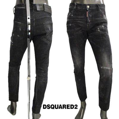 ディースクエアード DSQUARED2 メンズ パンツ ボトムス デニム ロゴ SEXY TWIST JEANクラッシュペイント加工・デニム