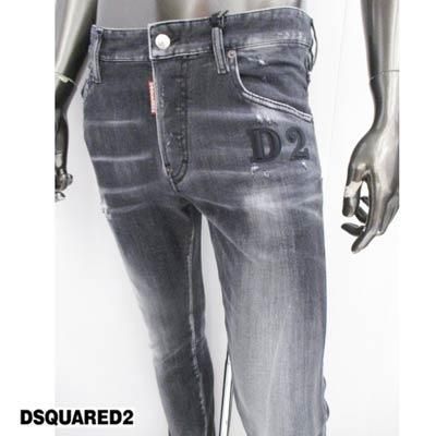 DSQUARED2 ダメージ加工 デニム 50 DSQUARED2(ディースクエアード) / ダメージ加工/デニムパンツ