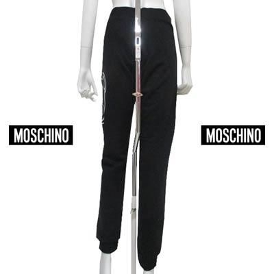 MOSCHINO ジッパー柄 スリムフィットパンツ ブラック MOSCHINO ジッパー柄 スリムフィットパンツ ブラック MOSCHINO