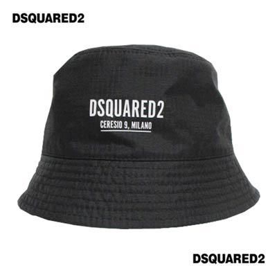 ディースクエアード DSQUARED2 メンズ 帽子 バケットハット ロゴ