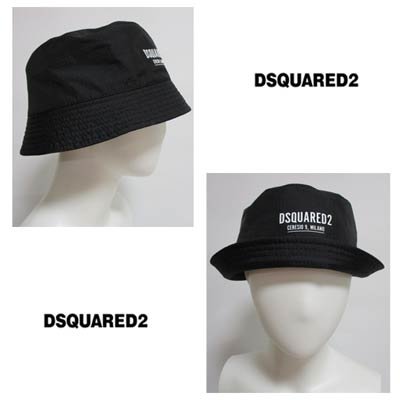 ディースクエアード DSQUARED2 メンズ 帽子 バケットハット ロゴ