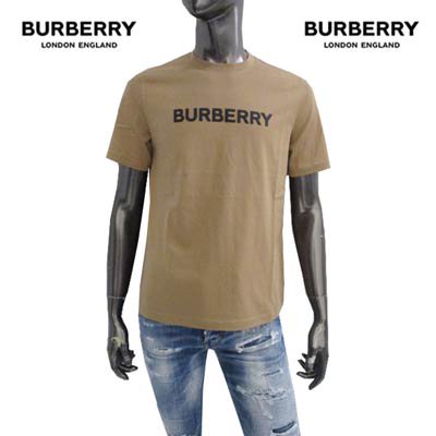 バーバリー BURBERRY レディース トップス Tシャツ 半袖 ロゴ ユニセックス可 フロントBURBERRYロゴ入りコットンTシャツ