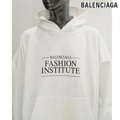 BALENCIAGA パーカー UNISEX Balenciaga ジップアップ パーカー | ブルー | FARFETCH JP