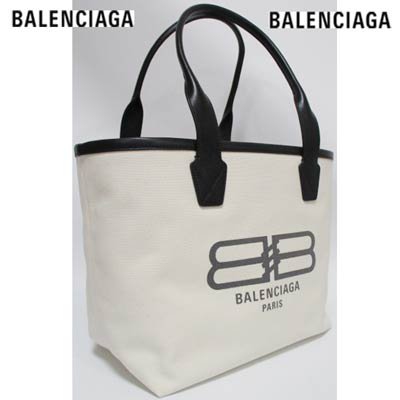 バレンシアガ トートバッグ ハンドバッグ 手持ち鞄 肩掛け ロゴ キャンバスランクABランク