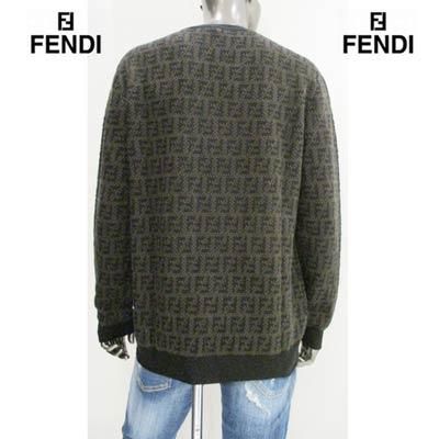 フェンディ FENDI メンズ トップス セーター ニット ロゴ 総柄FF