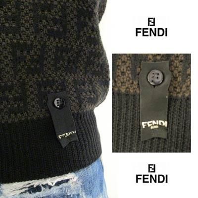 フェンディ FENDI メンズ トップス セーター ニット ロゴ 総柄FF