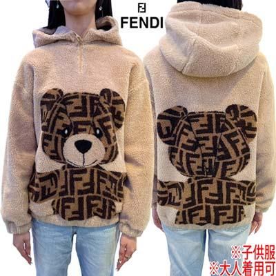 FENDI KIDS フェンディ キッズ パーカー ズッカ柄 バックロゴ 8A