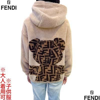 FENDI KIDS フェンディ キッズ パーカー ズッカ柄 バックロゴ 8A