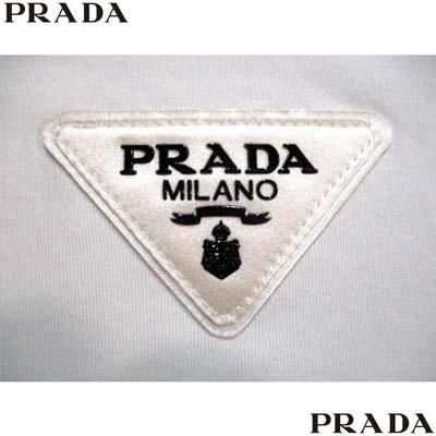 プラダ PRADA メンズ トップス Tシャツ 半袖 2色展開 ロゴT