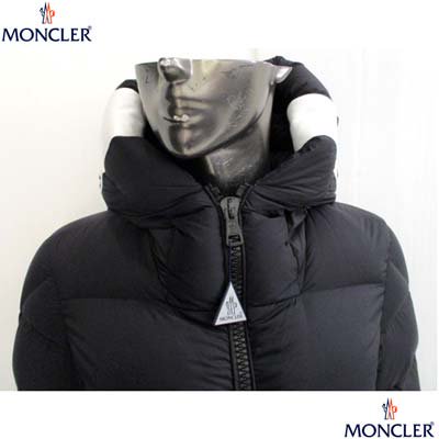 モンクレール MONCLER メンズ アウター ダウンジャケット ODART オダート  フード部分ロゴ/バイカラーデザイン・ジップ/金具部分ロゴ刻印付きショート丈ダウンジャケット ブラック