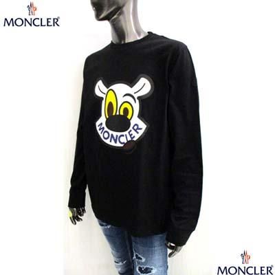 MONCLER クマ顔プリント 長袖カットソー MONCLER クマ顔プリント 長袖カットソー