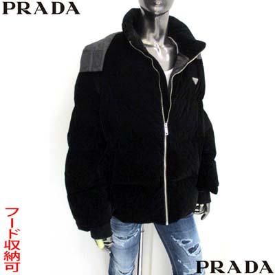 PRADA プラダ　ダウンジャケット　トライアングル 国内即発【PRADA】トライアングルロゴ ダウンジャケット (PRADA