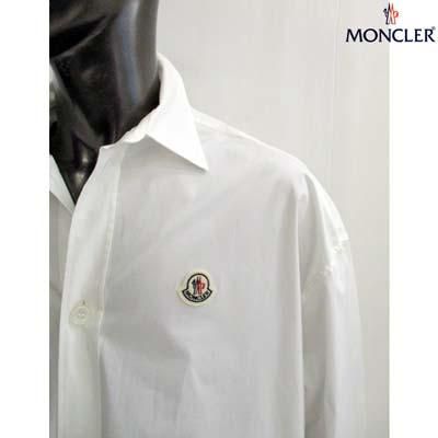 モンクレール MONCLER メンズ トップス シャツ 長袖 チェスト部分ロゴ
