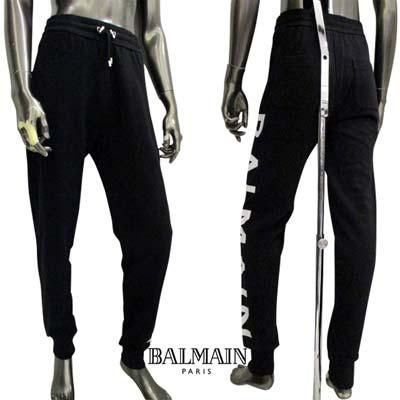 BALMAIN スウェットパンツ白黒
