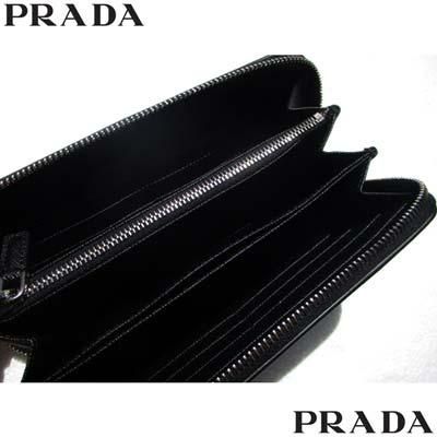プラダ PRADA 長財布 ウォレット ユニセックス グッズ 小物 シルバー